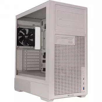 Thermaltake Retro 360 beige caja de PC semitorre con cristal templado