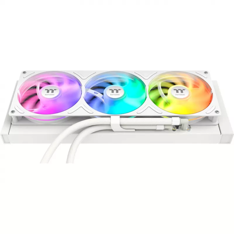 Thermaltake ST360 Ultra Snow 360 mm Refrigeración líquida All-in-One, LCD IPS de 7 pulgadas, blanco