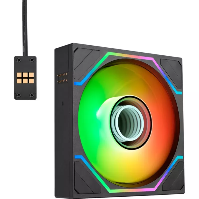 Thermaltake SWAFAN 120 EX INFINITY Black pack de 3 ventiladores 120mm PWM ARGB