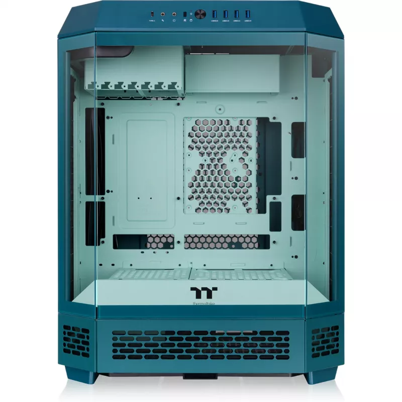 Thermaltake The Tower 600 Transformative Teal caja full tower, 3x cristal templado, E-ATX, USB-C