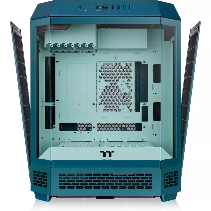 Thermaltake The Tower 600 Transformative Teal caja full tower, 3x cristal templado, E-ATX, USB-C