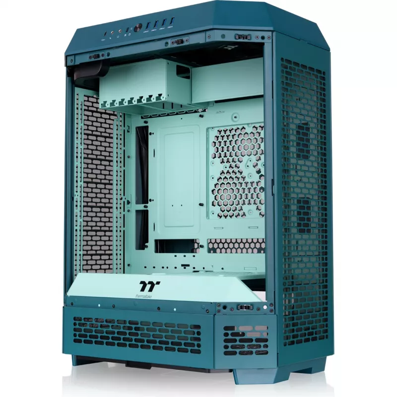Thermaltake The Tower 600 Transformative Teal caja full tower, 3x cristal templado, E-ATX, USB-C