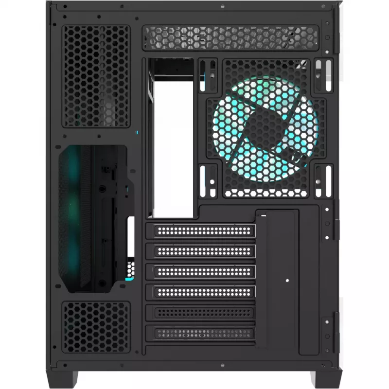 Thermaltake Vision 330 CR ARGB SE Edition Caja semitorre, Negro, 3x paneles de cristal templado, 3x ventiladores CT140 ARGB