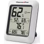 ThermoPro TP50 termohigrómetro digital con gran LCD, termómetro de interior y monitor de humedad, registros máx/mín, indicador de confort, soporte de sobremesa y montaje magnético