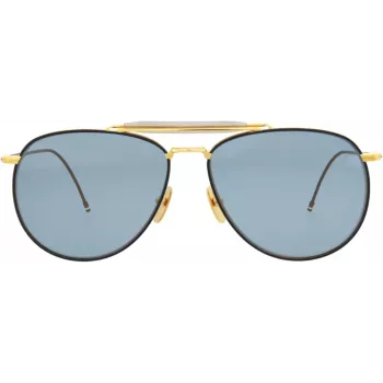 Gafas de sol unisex aviador Thom Browne TB015LTDNVY62 Navy 62mm