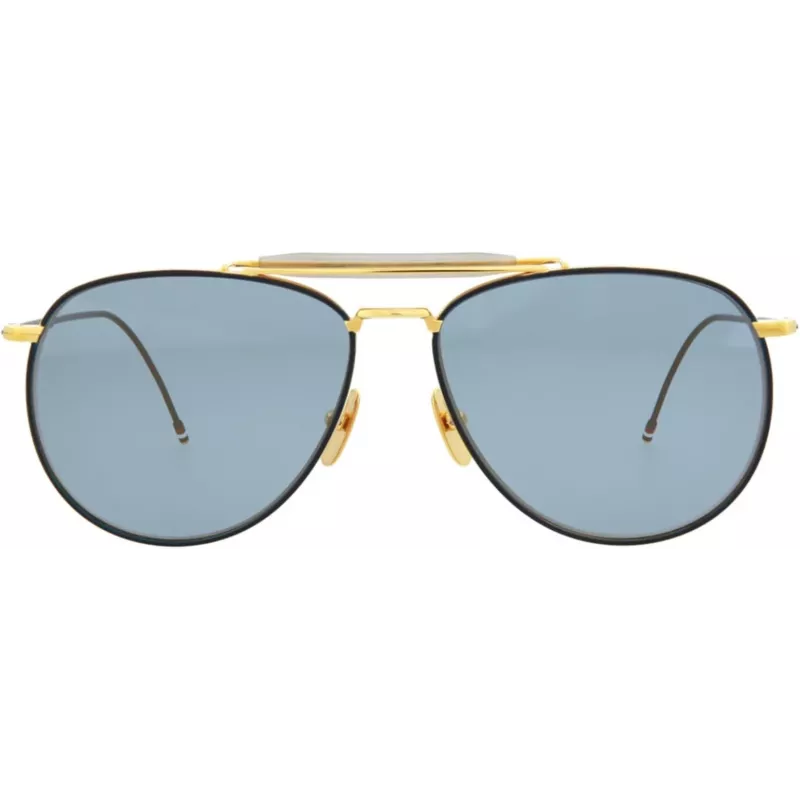Gafas de sol unisex aviador Thom Browne TB015LTDNVY62 Navy 62mm