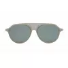 Thom Browne TB809BGRYSLV5 Gafas de sol unisex - montura gris, lentes espejadas plateadas, 55/18/145 mm