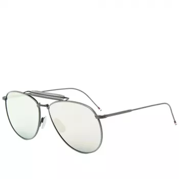 Thom Browne unisex TB015LTDBLKGR gafas de sol aviador 62/15/144 mm