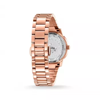 Reloj THOMAS SABO mujer WA02152652093 33mm malla de acero inoxidable oro rosa