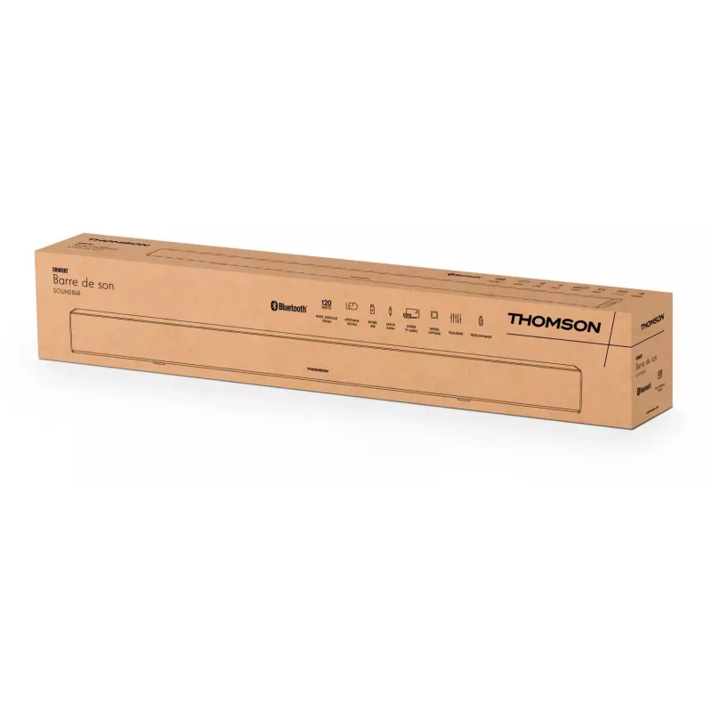 THOMSON SB180BT Barra de sonido Bluetooth (120W, 2.0 canales, negro)