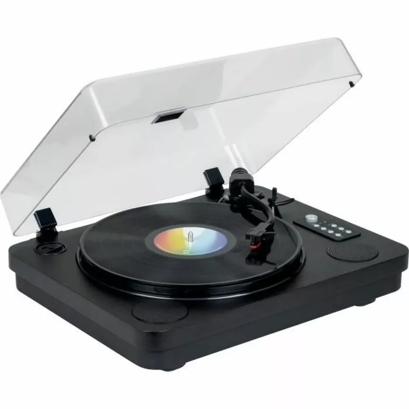 THOMSON TT650BT tocadiscos con altavoces integrados, grabación en USB, negro