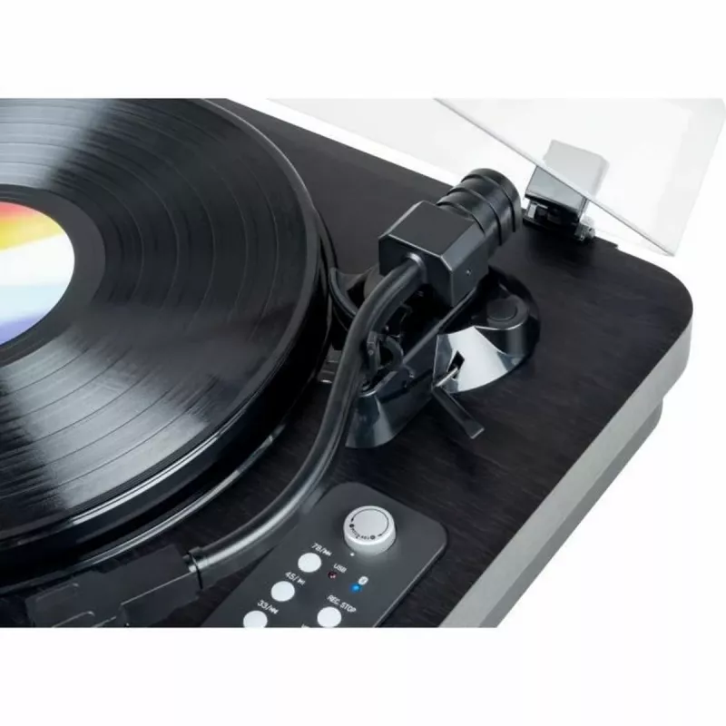 THOMSON TT650BT tocadiscos con altavoces integrados, grabación en USB, negro