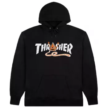 Thrasher x Toy Machine Sudadera con capucha Pyramid Black L