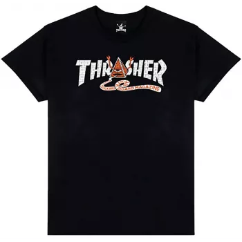 Thrasher x Toy Machine Camiseta Pyramid negra M