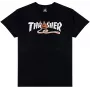 Thrasher x Toy Machine Camiseta Pyramid negra M