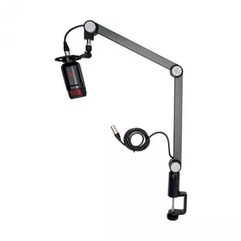 Pie de micrófono jirafa XLR THRONMAX Caster Stand