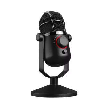 THRONMAX Mdrill Dome Jet Black micrófono de condensador USB 48kHz