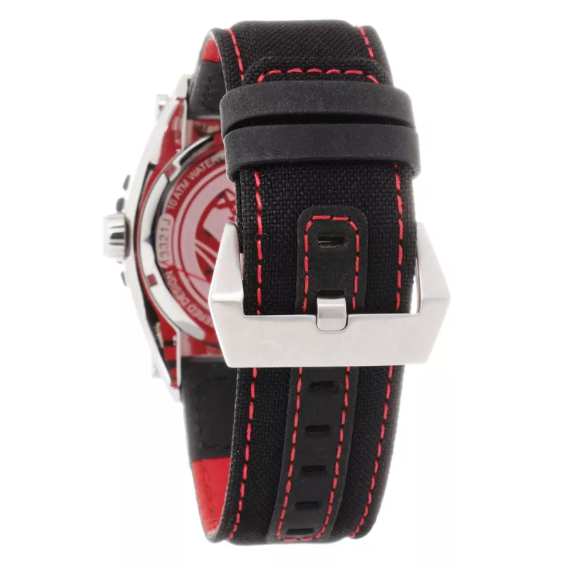 Timberland Reloj analógico de cuarzo para hombre 13331STB13PNN 45mm caja de acero inoxidable correa de piel marrón