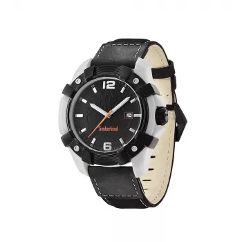 TIMBERLAND reloj hombre Chocorua cuarzo analógico 44 mm caja de acero inoxidable correa de piel marrón 13326JPGYB02B
