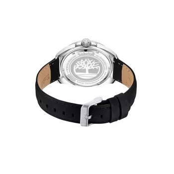 Timberland Reloj de hombre Henniker analógico de cuarzo TDWGB2230603 44mm negro acero inoxidable piel