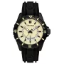 TIMBERLAND reloj de hombre de cuarzo Medford 46mm esfera beige correa de silicona negra 15578JSB-14P