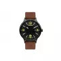Timberland reloj de hombre analógico de cuarzo TDWGA2100902 43 mm caja de acero inoxidable correa de piel marrón