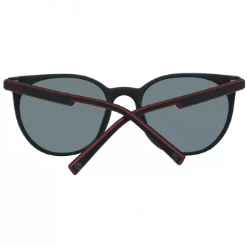 TIMBERLAND Gafas de sol de hombre TB9176-5302D - Montura negra mate, lentes grises polarizadas, 53mm