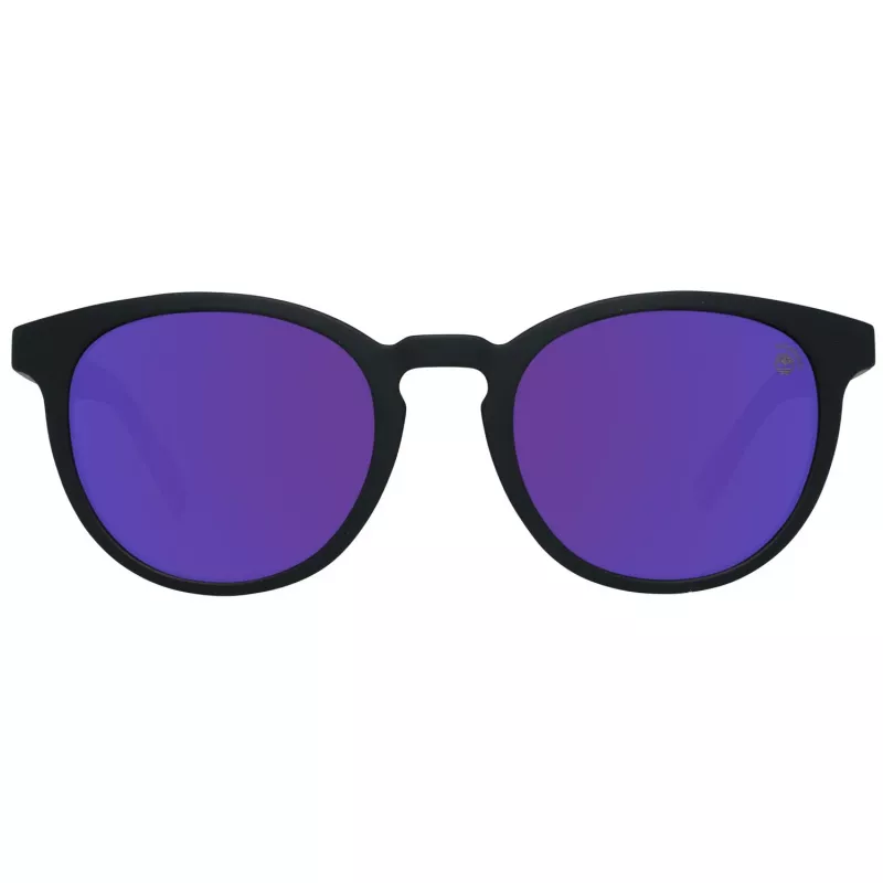 Timberland Hombre TB9128-5305D Gafas de sol rectangulares - Montura negra mate, lentes verdes, 53 mm