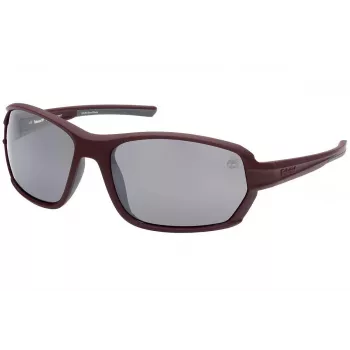 Timberland hombre TB92456667D gafas de sol polarizadas - montura negra mate, lentes verdes, 66/18/125 mm