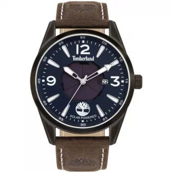 Reloj de hombre TIMBERLAND TBL16004JYU03 43mm esfera azul correa de piel marrón