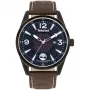 Reloj de hombre TIMBERLAND TBL16004JYU03 43mm esfera azul correa de piel marrón