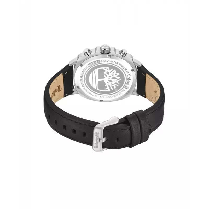 Timberland reloj de hombre TDWGF0028202 Henniker II 43,5mm esfera azul correa de piel marrón