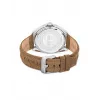 Timberland Reloj para hombre TDWGF2200903 45mm acero inoxidable piel marrón