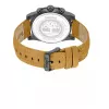 Timberland Reloj hombre TDWGF2230406M 46mm acero inoxidable esfera azul correa de piel marrón