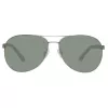Timberland TB9086-6209D gafas de sol polarizadas hombre - montura negra mate, lentes verdes