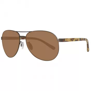 Timberland TB9086-6249H Gafas de sol polarizadas para hombre negro mate verde 62mm