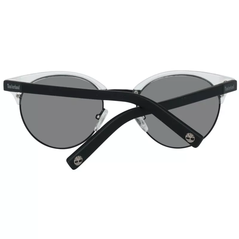 Timberland Gafas de sol para mujer TB9147-4926D Montura rectangular de acetato Havana oscuro lente marrón 49mm