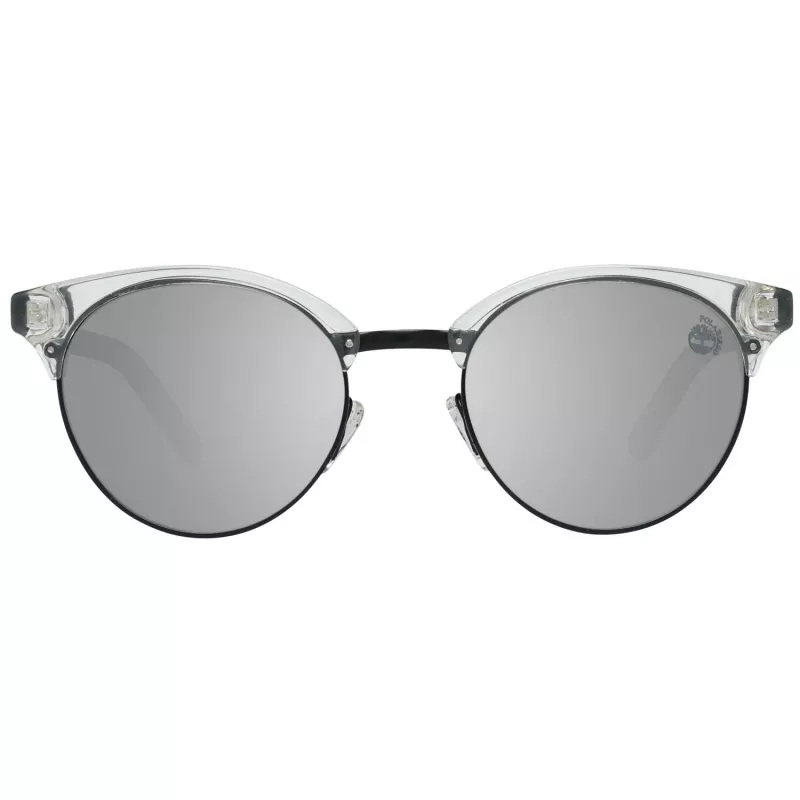 Timberland Gafas de sol para mujer TB9147-4926D Montura rectangular de acetato Havana oscuro lente marrón 49mm