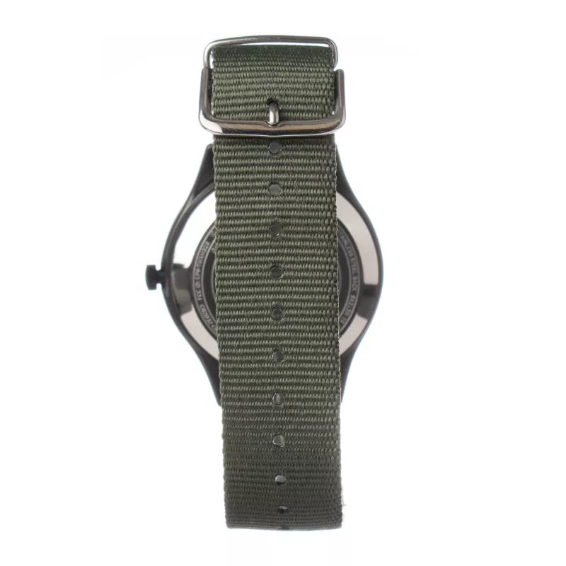TIMEX Expedition North Field Post reloj analógico de cuarzo para hombre 41mm esfera verde correa de piel marrón TW2V11000LG
