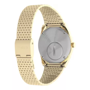 Reloj para hombre Timex Expedition North Field Post Solar 42mm - esfera negra, correa de piel marrón, cuarzo solar