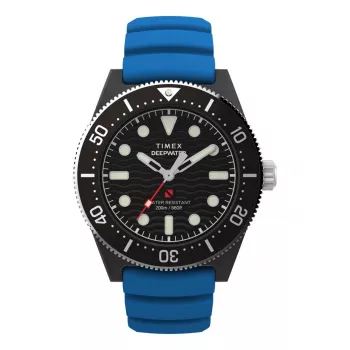 Timex Expedition North Field Post Solar reloj de hombre TW2Y02500 - 43 mm esfera negra, correa de tela verde, cristal de zafiro