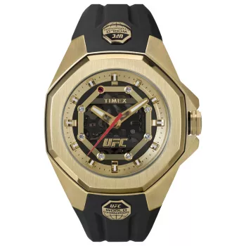 TIMEX Reloj de campo para hombre TW2V86500 - Caja de acero inoxidable de 45mm, correa de tela verde, cuarzo solar, resistencia al agua 100m