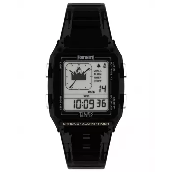 TIMEX reloj de cuarzo solar de hombre TW2W96500 36mm caja de acero inoxidable correa de tela verde