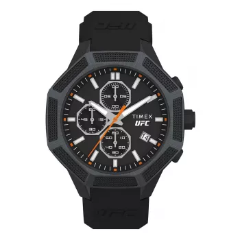Timex hombre TW2V87200 Expedition North Field Post reloj - 44mm cuarzo solar, caja de acero inoxidable, correa de tela verde