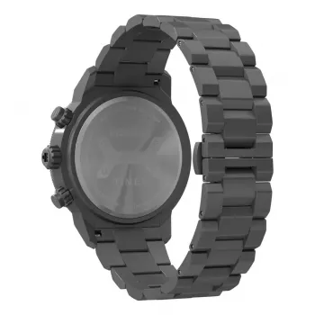 Reloj Timex hombre TW2Y02000 Expedition North Field Post Solar 44mm - esfera negra y correa de tela ecológica