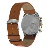 Timex TW2W64400 Reloj de campo hombre 42mm esfera negra correa de piel marrón