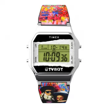 Timex Unisex TW2Y46800 Reloj de cuarzo 34mm plata azul acero inoxidable