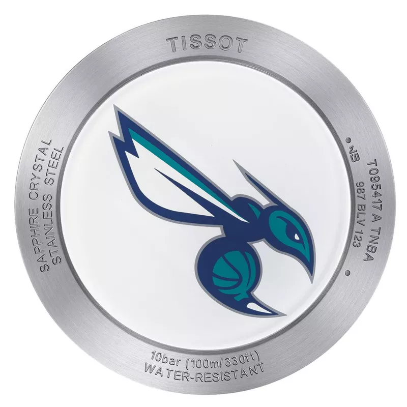 TISSOT PRS 516 cronógrafo de hombre de cuarzo suizo 42mm esfera plateada correa de piel marrón T095417170373