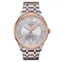 TISSOT T-Classic Chemin des Tourelles reloj automático hombre 42mm acero inoxidable con PVD oro rosa