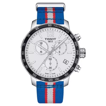 TISSOT T-Sport PRS 200 cronógrafo de hombre 42mm esfera azul acero inoxidable